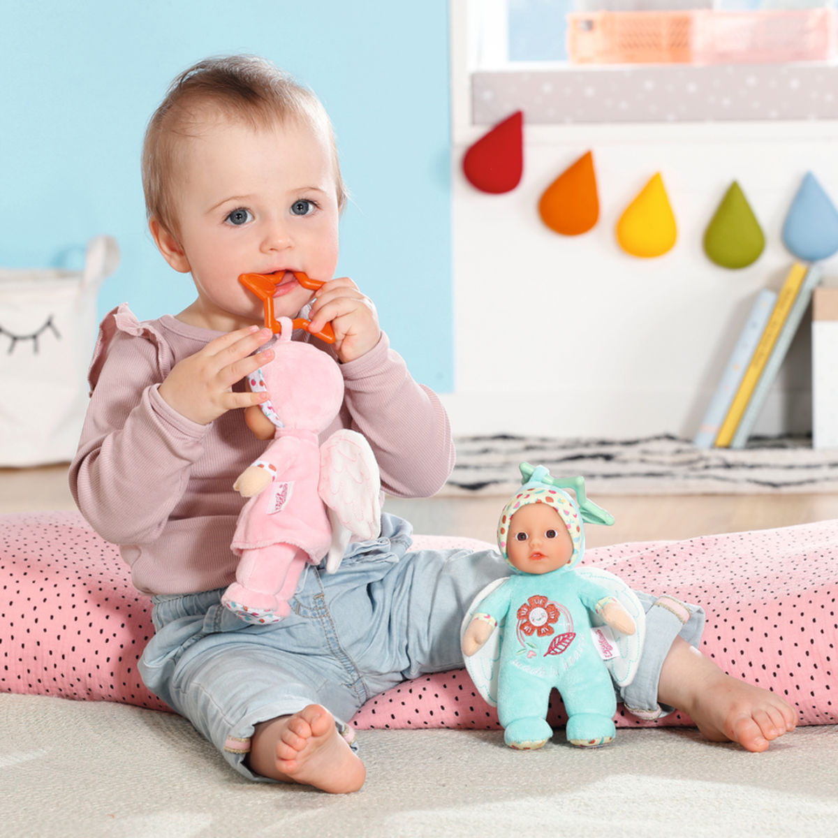 Baby Born Лялька – Рожеве янголятко (18 cm) 